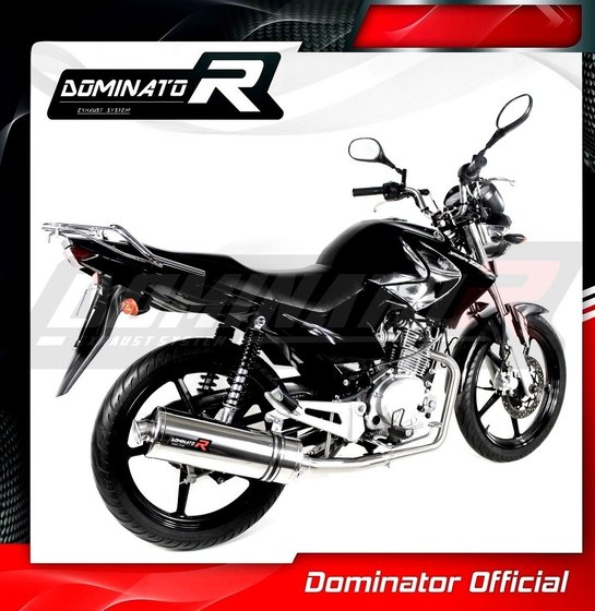 YA092DA-S Dominator exhaust full system silencer oval