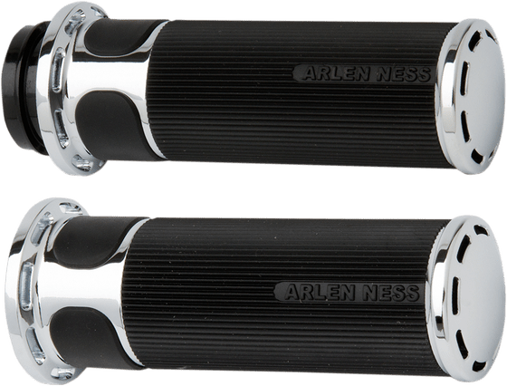 07-300 ARLEN NESS chrome fusion throttle cable grips