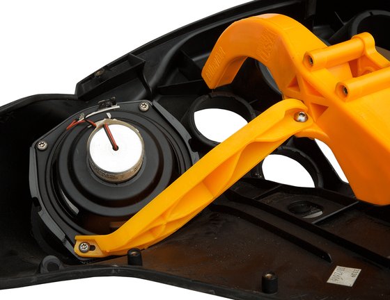 SAB-2 ALLOY ART bracket fairing pair with inner strong arm - yellow