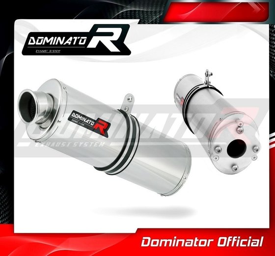 DA001DA-S Dominator exhaust silencer oval