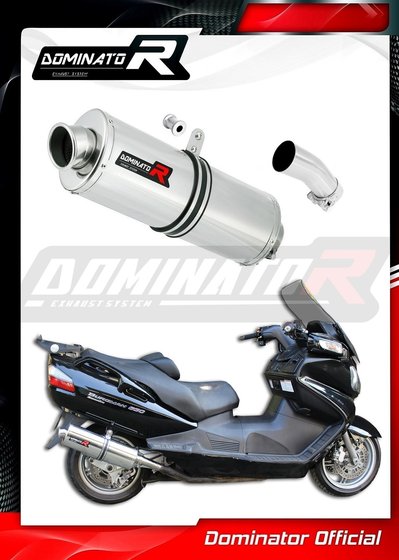 SU057DA-S Dominator exhaust silencer oval