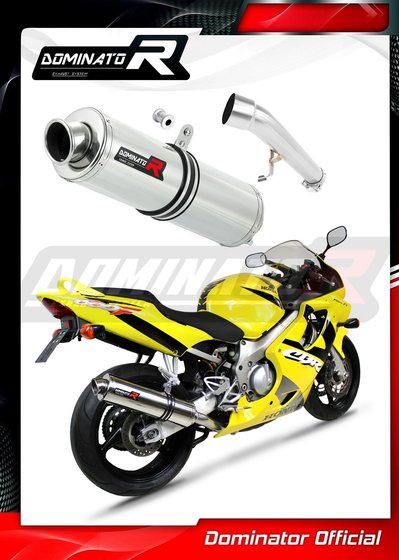 HO003DST-S Dominator exhaust silencer round