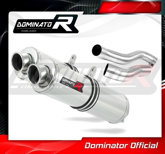 SU037DST-S Dominator exhaust silencer round