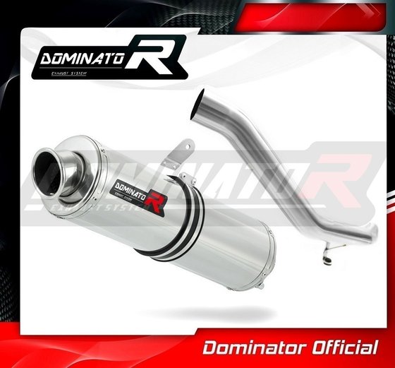 TR016DST-S Dominator exhaust silencer round