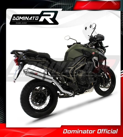 TR016DST-S Dominator exhaust silencer round