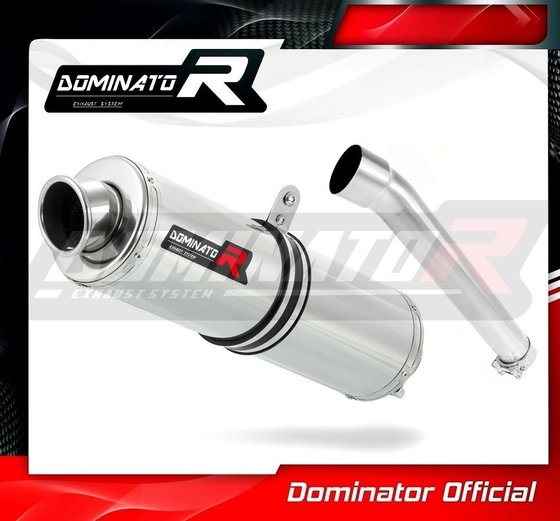 YA011DST-S Dominator exhaust silencer round