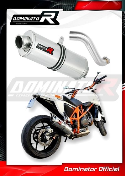 KT014DA-S Dominator exhaust silencer oval