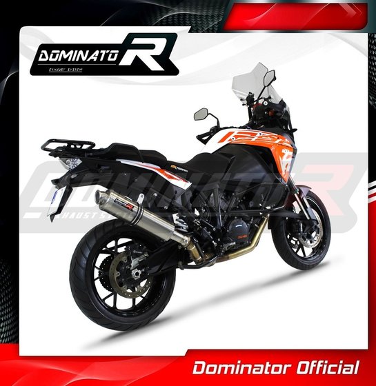 KT048DST-S Dominator exhaust silencer round