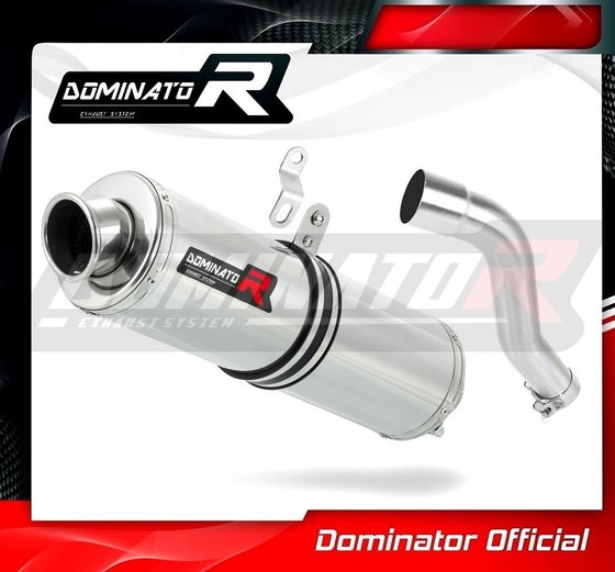 HO026DST-S Dominator exhaust silencer round