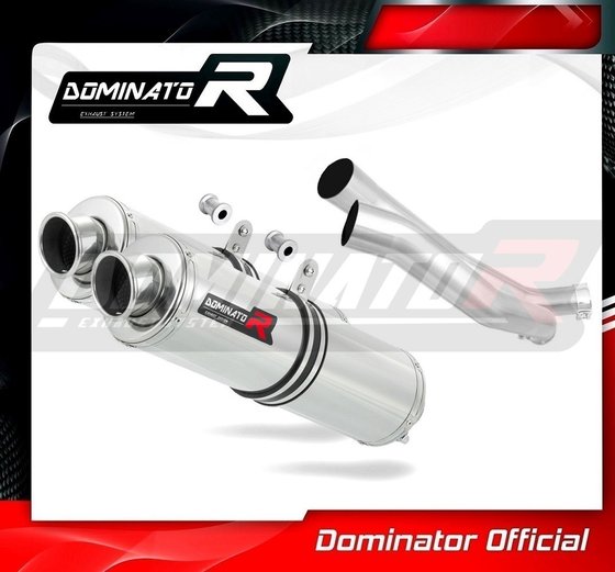 HO023DST-S Dominator exhaust silencer round