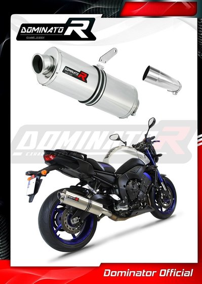 YA021DA-S Dominator exhaust silencer oval