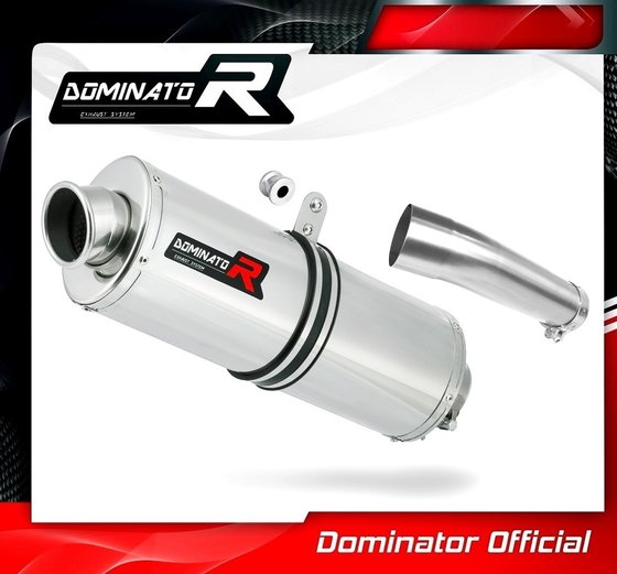 SU013DA-S Dominator exhaust silencer oval