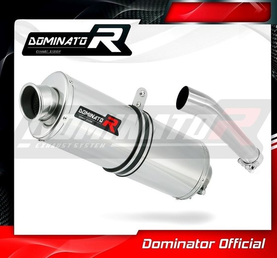 SU016DA-H Dominator homologated exhaust silencer oval