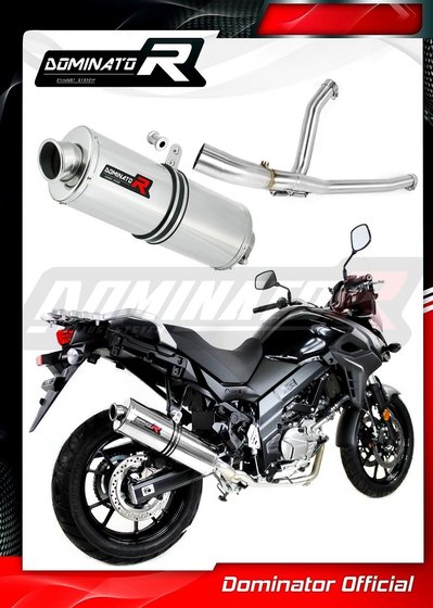 SU087DA-S Dominator exhaust silencer oval