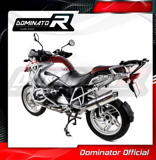 BW016DA-H Dominator homologated exhaust silencer oval