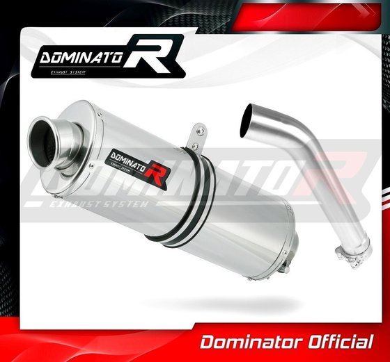 BW075DA-H Dominator homologated exhaust silencer oval