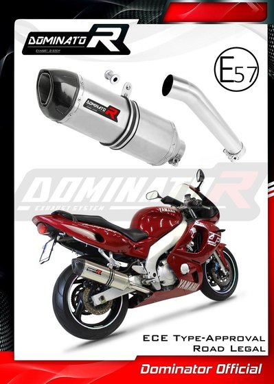 YA012DF-H Dominator homologated exhaust silencer hp1