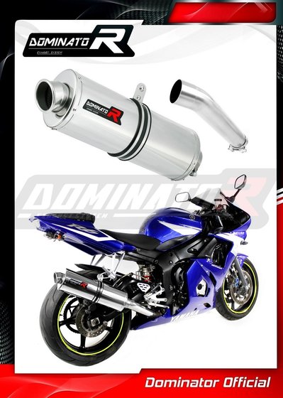 YA003DA-S Dominator exhaust silencer oval