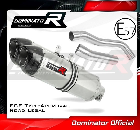 KA033DF-H Dominator homologated exhaust silencer hp1