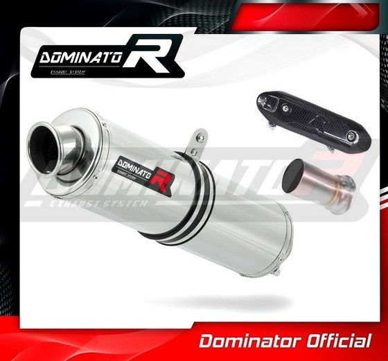 KT041DST-S Dominator exhaust silencer round