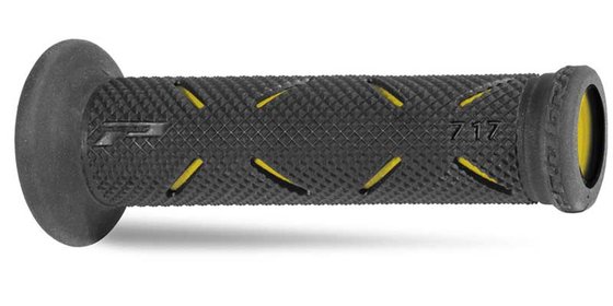 PRO GRIP dual density road grips - black/yellow (open end)