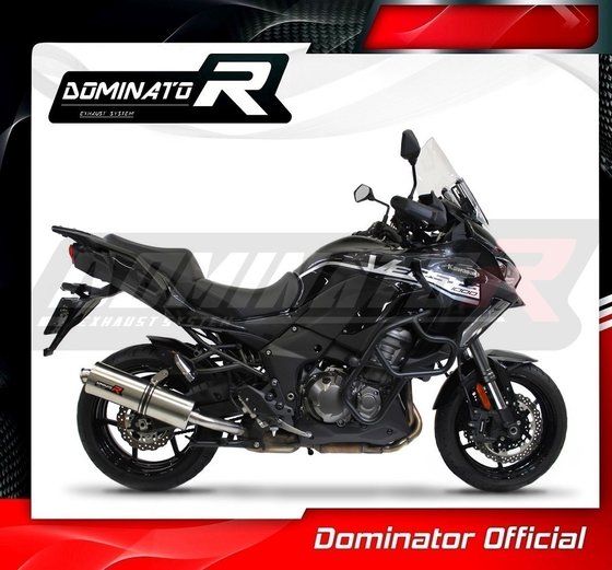 KA070DA-H Dominator homologated exhaust silencer oval