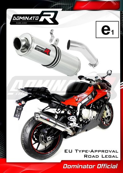 BW046DST-H Dominator homologated exhaust silencer round