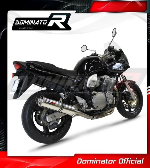 SU009DST-H Dominator homologated exhaust silencer round