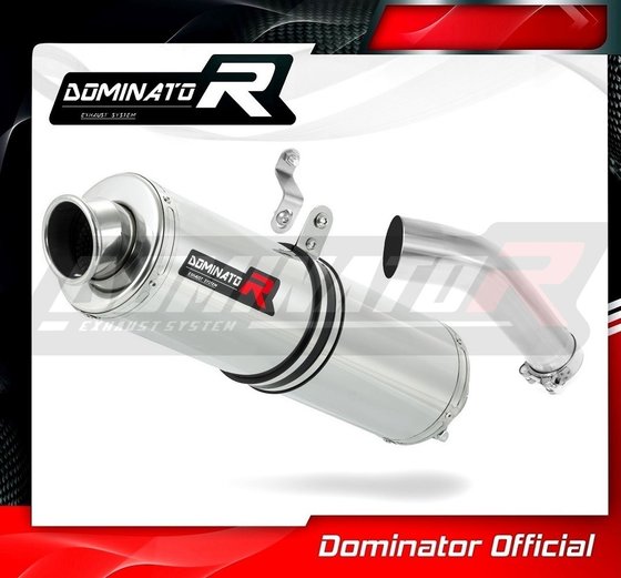 BW046DST-H Dominator homologated exhaust silencer round