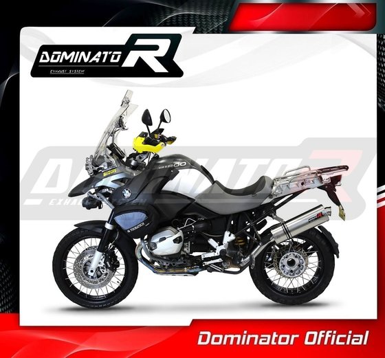 BW018DST-H Dominator homologated exhaust silencer round