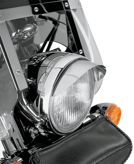 SHOW CHROME headlight visor 7"