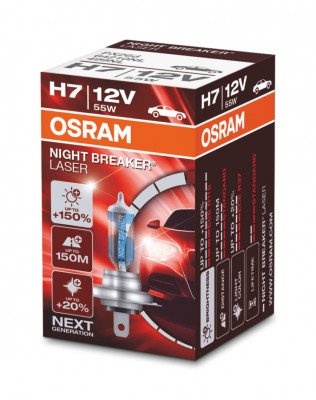 OSRAM h7 12v 55w px26d night breaker laser