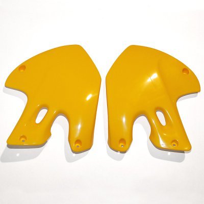 SU03903#101 UFO yellow radiator covers for suzuki rm125/250 (1999-2000)