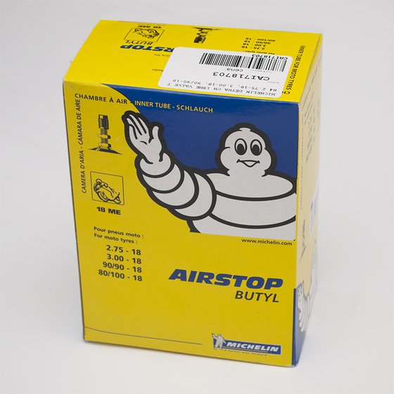 MICHELIN tube for motorcycle tire with valve tr4