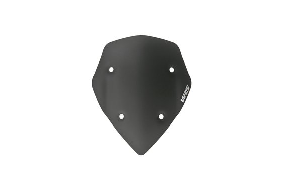 DU005NO WRS sport windshield in matte black for multistrada