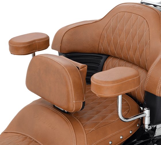 30-203 SHOW CHROME indian tan armrest