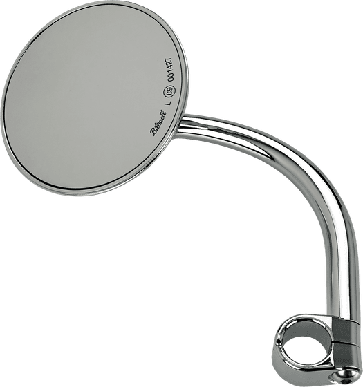 BILTWELL large round mirror with 7/8 inch mount for handlebar controls