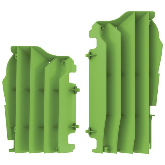 8457800002 POLISPORT green radiator guards for kxf450 16-