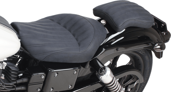 SADDLEMEN solo pillion pad knuckle rear in black