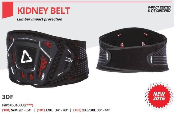 LEATT kidney belt 3df 3.5