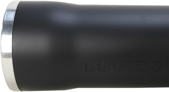 6055B COBRA 3" slip-on muffler (black) for harley-davidson