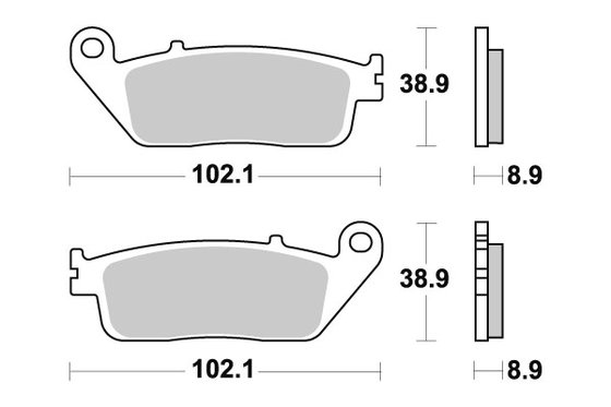 6551846 DOPPLER sbs brakepads maxi sinter