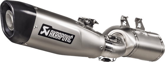 S-K6SO8-HCQT AKRAPOVIC titanium slip-on muffler for kawasaki z650rs '22