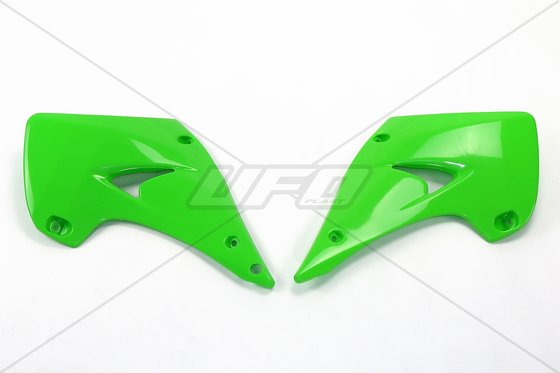 KA03738#026 UFO green radiator covers for kawasaki kx125/250 (2003-2008)