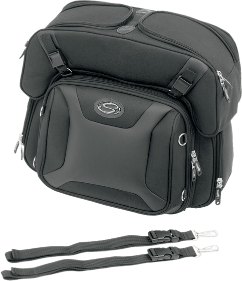 SADDLEMEN sport sissy bar and combo bag