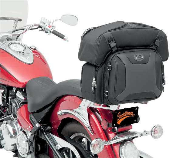 SADDLEMEN sport sissy bar and combo bag