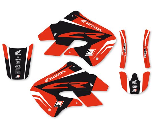 2139N BLACKBIRD RACING graphic kit dr4 for cr125 98-99