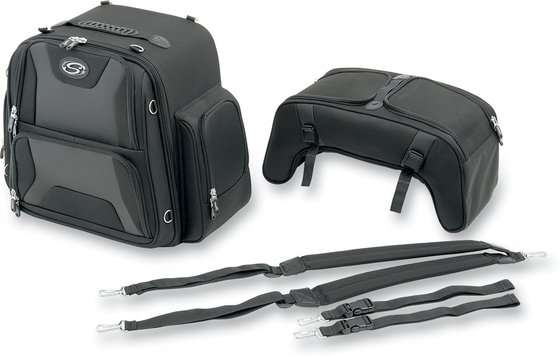 SADDLEMEN sport sissy bar and combo bag