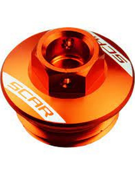 430-OFP500 SCAR scar oil filler plug - ktm 2 strokes & 4 strokes 06-20 - husqvarna 14-20 orange 