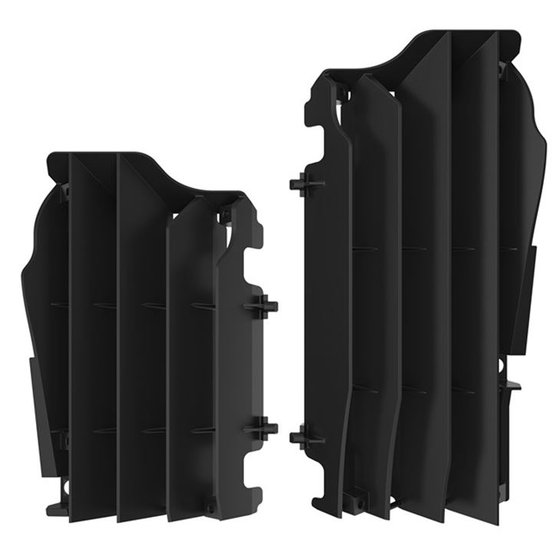 8461600001 POLISPORT black radiator guards for kxf250 17-